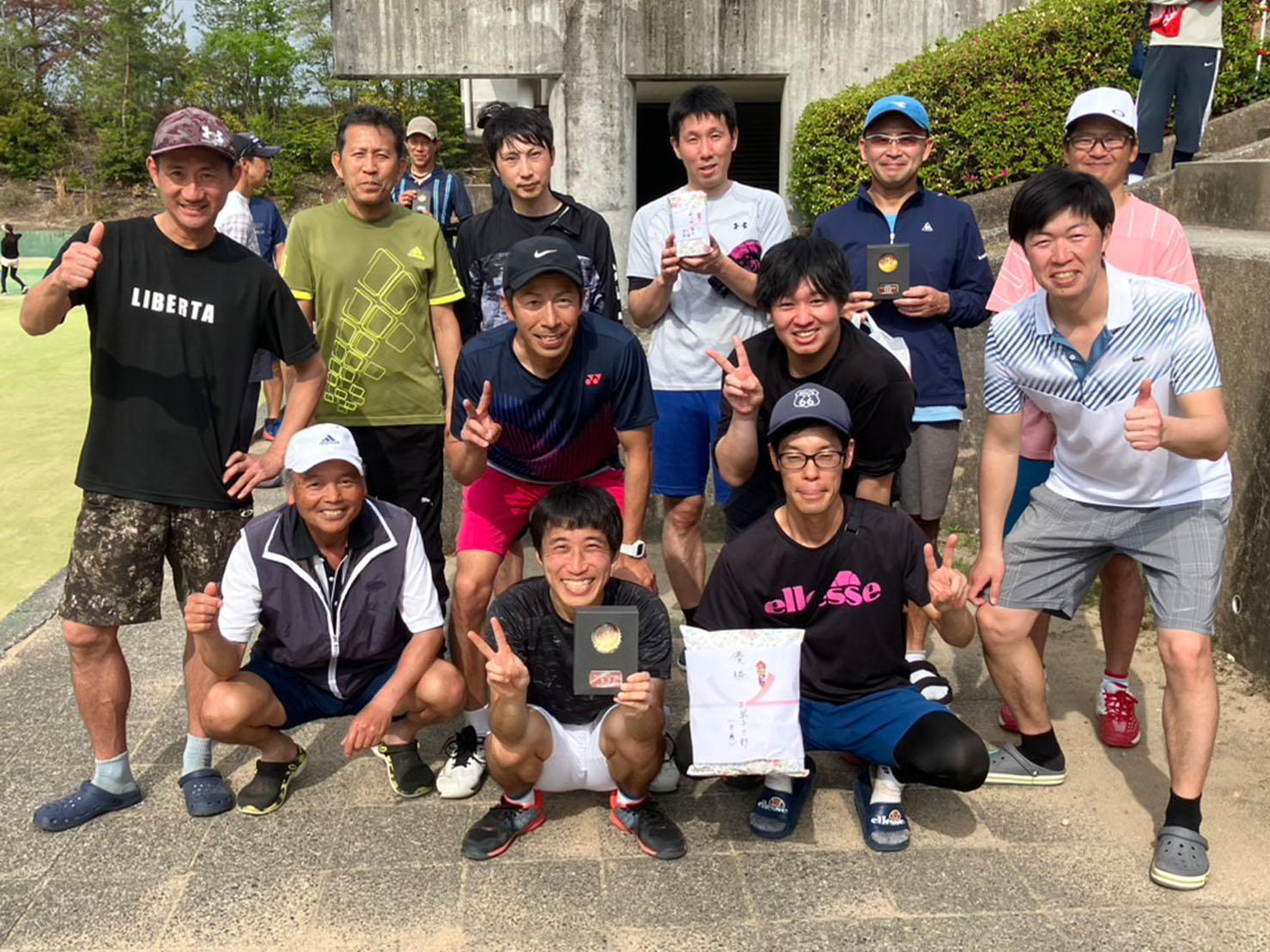 男子１位２位